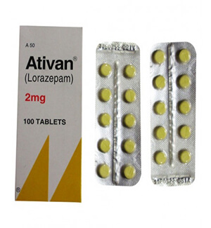 Ativan 2mg X 100 Tablet