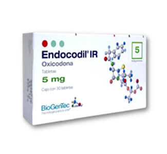 ENDOCODIL IR (OXICODONA) 5MG CX30 TABS  x 1's