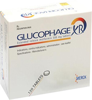 Glucophage (Metformin) 500mg Tablets x 1's
