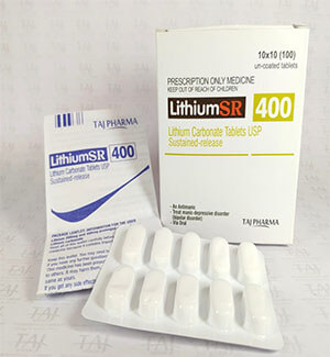 Lithium (Eskalith) SR 400 Tablets x 1's