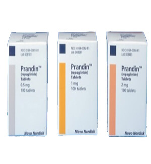 Prandin (Repaglinide) 0.5mg 1mg 2mg Tablets x 1's