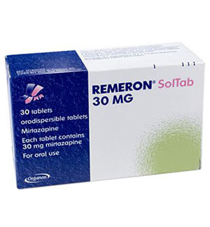 Remeron (Mirtazapine) 30mg Tablets  x 1's