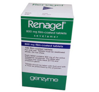 Renagel (Sevelamer) 800mg Tablets  x 1's