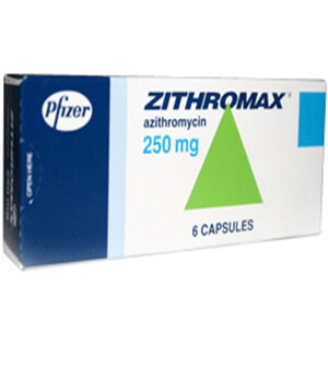 Zithromax (Azithromycin) 250mg Capsules x 1's