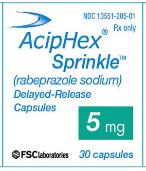 Aciphex (Rabeprazole) 5mg   x 1's