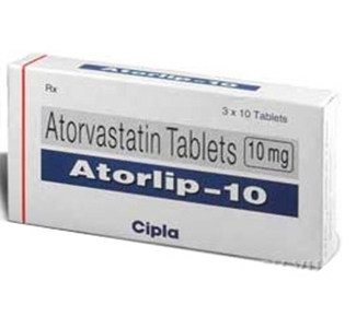 Atorlip 10mg  x 1's