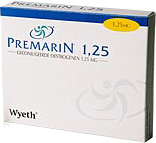 Premarin (CONJUGATED ESTROGENS) 1.25mg Tablets  x 1's