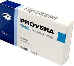 Provera (Medroxyprogesterone) 10mg Tablets  x 1's